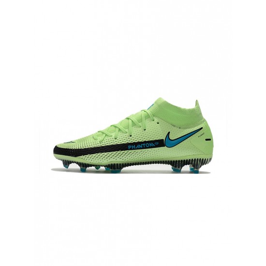 Nike Phantom Gt Elite Df FG Collar Version Lime Glow Soccer Cleats