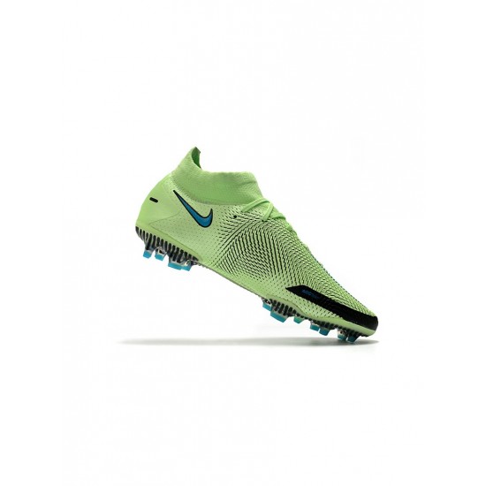 Nike Phantom Gt Elite Df FG Collar Version Lime Glow Soccer Cleats