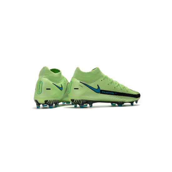 Nike Phantom Gt Elite Df FG Collar Version Lime Glow Soccer Cleats