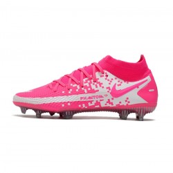 Nike Phantom Gt Elite Df FG Pink White Black  Soccer Cleats