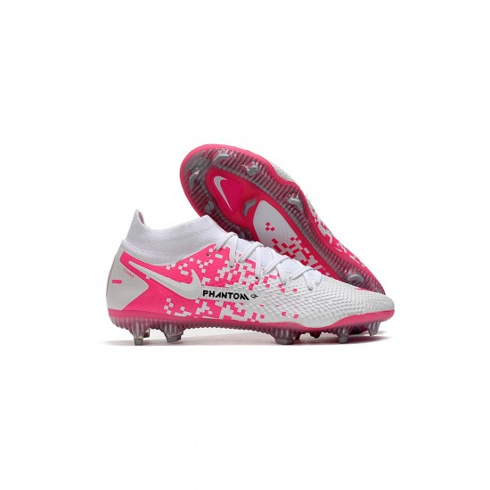 Nike Phantom Gt Elite Df FG Pink White  Soccer Cleats