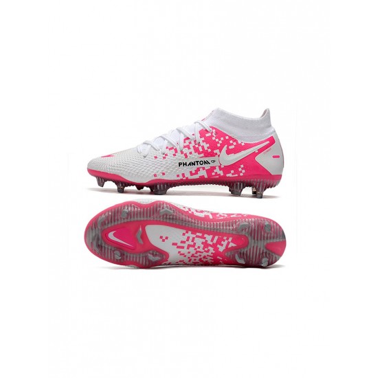 Nike Phantom Gt Elite Df FG Pink White  Soccer Cleats