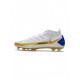 Nike Phantom Gt Elite Df FG White Golden Blue Soccer Cleats