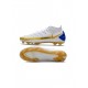 Nike Phantom Gt Elite Df FG White Golden Blue Soccer Cleats