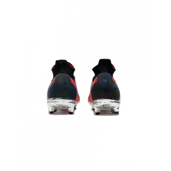 Nike Phantom Gt Elite Df FG X Skepta Bloody Chrome University Red Black Cool Grey Soccer Cleats