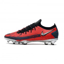 Nike Phantom Gt Elite FG X Skepta Bloody Chrome University Red Black Cool Grey Soccer Cleats