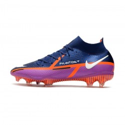 Nike Phantom Gt Ii Elite Df FG College Navywhite Vivid Purple Bright Crimson Soccer Cleats