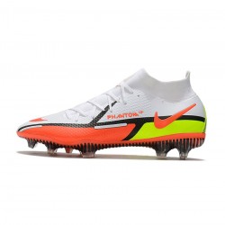 Nike Phantom Gt Ii Elite Df FG White Black Bright Crimson Black Soccer Cleats