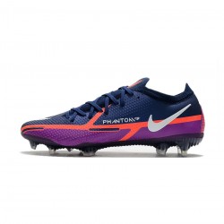 Nike Phantom Gt2 Elite FG College Navy White Vivd Purple Bright Crimson Soccer Cleats