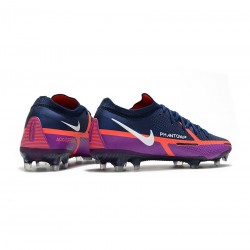 Nike Phantom Gt2 Elite FG College Navy White Vivd Purple Bright Crimson Soccer Cleats