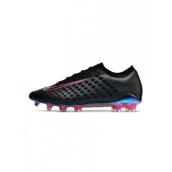 Nike Phantom Ultra Venom FG Black Pink Blast Soccer Cleats