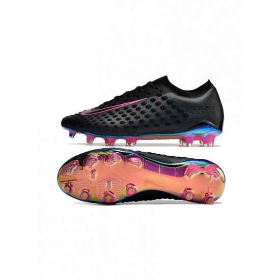 Nike Phantom Ultra Venom FG Black Pink Blast Soccer Cleats