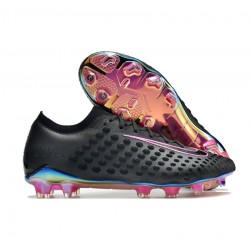 Nike Phantom Ultra Venom FG Black Pink Blast Soccer Cleats