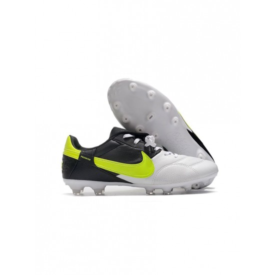 Nike Premier 3 FG Firm Ground Black Volt White Soccer Cleats