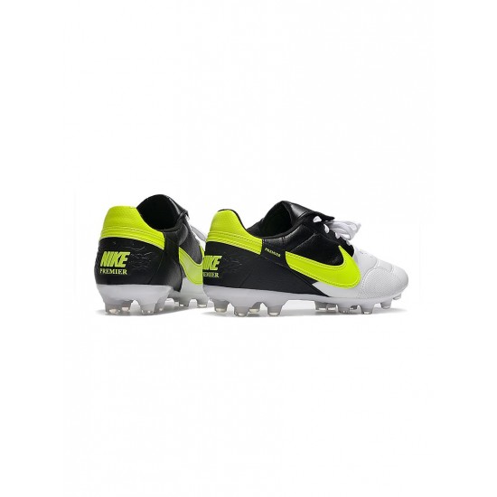 Nike Premier 3 FG Firm Ground Black Volt White Soccer Cleats