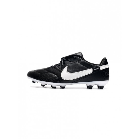 Nike Premier 3 FG Firm Ground Black White Soccer Cleats