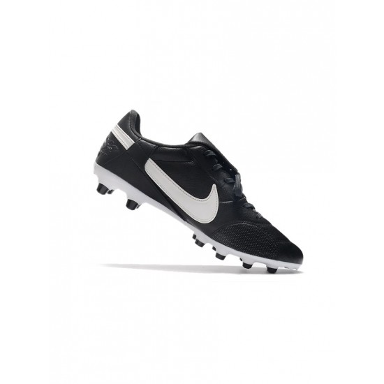 Nike Premier 3 FG Firm Ground Black White Soccer Cleats