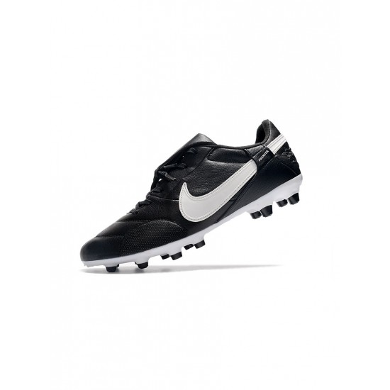 Nike Premier 3 FG Firm Ground Black White Soccer Cleats