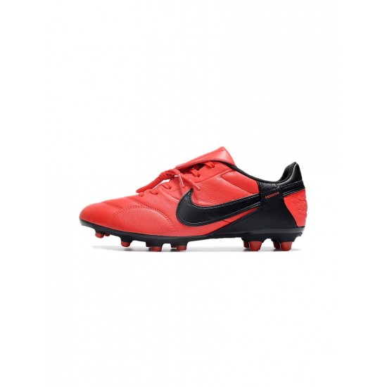 Nike Premier 3 FG Firm Ground Red Black Soccer Cleats