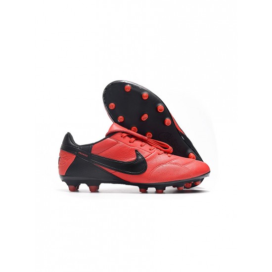 Nike Premier 3 FG Firm Ground Red Black Soccer Cleats