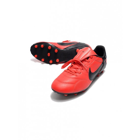 Nike Premier 3 FG Firm Ground Red Black Soccer Cleats