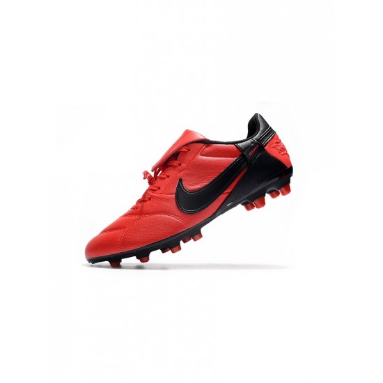 Nike Premier 3 FG Firm Ground Red Black Soccer Cleats