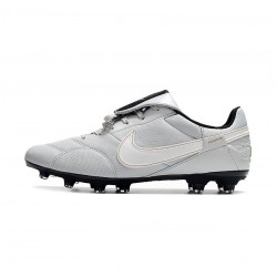 Nike Premier 3 FG Firm Ground White Grey Black Soccer Cleats