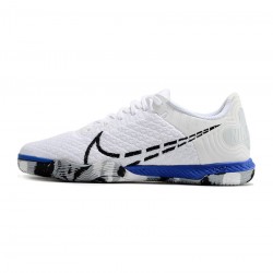 Nike Reactgato IC White Racer Bluevolt Black  Soccer Cleats