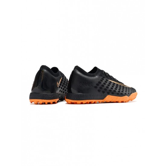 Nike Reactgato TF Black Orange Soccer Cleats