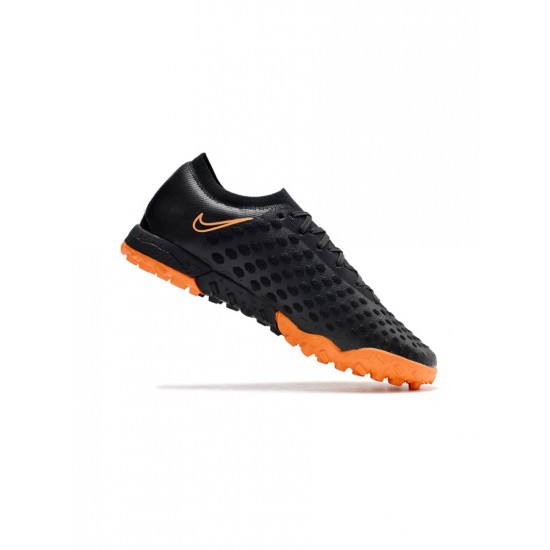 Nike Reactgato TF Black Orange Soccer Cleats