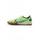 Nike React Gato IC Lime Glow Black White Lite Photo Blue Soccer Cleats