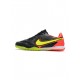 Nike React Tiempo Legend 9 Pro TF Black Yellow Red Soccer Cleats