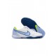 Nike React Tiempo Legend 9 Pro TF White Blue Soccer Cleats