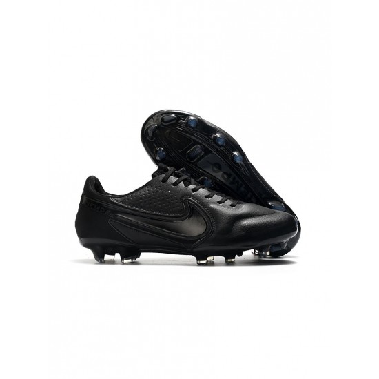 Nike Tiempo Legend 9 Elite FG Blackout  Soccer Cleats