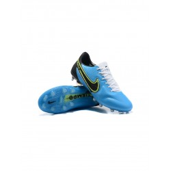 Nike Tiempo Legend 9 Elite FG Blueblackhi Vis Yellow Soccer Cleats