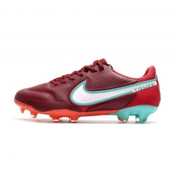 Nike Tiempo Legend 9 Elite FG Blueprint Pack Team Red White Mystic Hibiscus Soccer Cleats