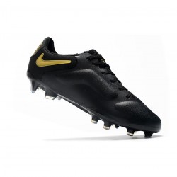 Nike Tiempo Legend 9 Elite FG Shadow Black Metallic Dark Grey Anthracite Soccer Cleats