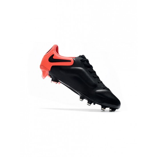 Nike Tiempo Legend 9 Elite FG Black Red Yellow Soccer Cleats