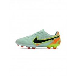 Nike Tiempo Legend 9 Elite FG Green Blue Orange Soccer Cleats