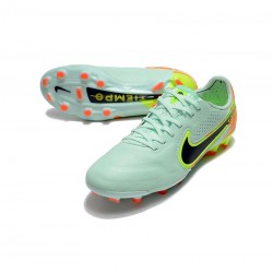 Nike Tiempo Legend 9 Elite FG Green Blue Orange Soccer Cleats