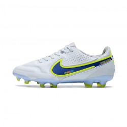 Nike Tiempo Legend 9 Elite FG Grey Dark Marine Soccer Cleats