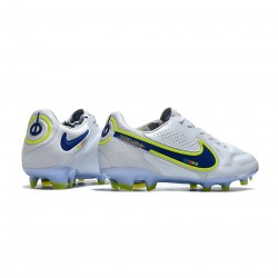 Nike Tiempo Legend 9 Elite FG Grey Dark Marine Soccer Cleats