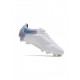 Nike Tiempo Legend 9 Elite FG White Black Blue Soccer Cleats