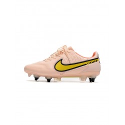 Nike Tiempo Legend 9 Elite SG Pro Guava Ice Yellow Strike Sunset Glow Soccer Cleats