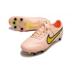 Nike Tiempo Legend 9 Elite SG Pro Guava Ice Yellow Strike Sunset Glow Soccer Cleats