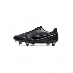 Nike Tiempo Legend 9 Elite SG Pro Black Grey White Soccer Cleats