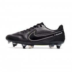 Nike Tiempo Legend 9 Elite SG Pro Black Grey White Soccer Cleats