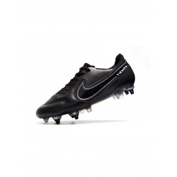 Nike Tiempo Legend 9 Elite SG Pro Black Grey White Soccer Cleats