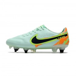 Nike Tiempo Legend 9 Elite SG Pro Green Blue Orange Soccer Cleats