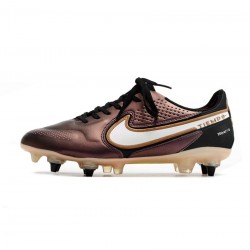 Nike Tiempo Legend 9 Elite SG Pro Space Purple White Off Noir Pink Blast Soccer Cleats